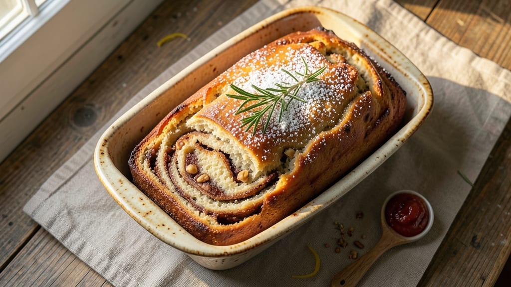 American Persimmon Bread Recipe: Warmly Spiced Fruit Swirls With Crusty Crown