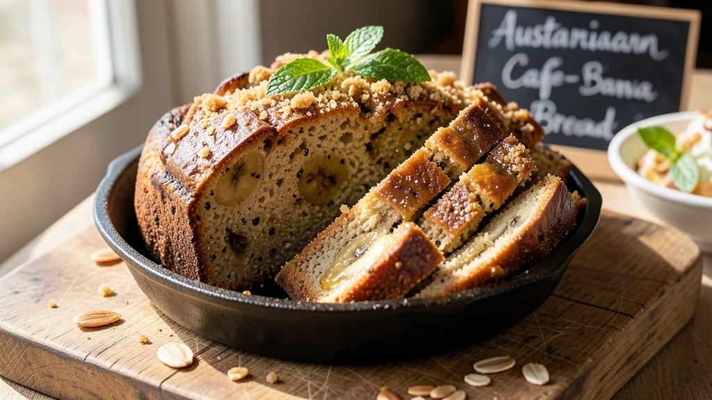 Australian Café-Style Banana Bread Recipe: Warm Spice Infusion and Buttery Crust