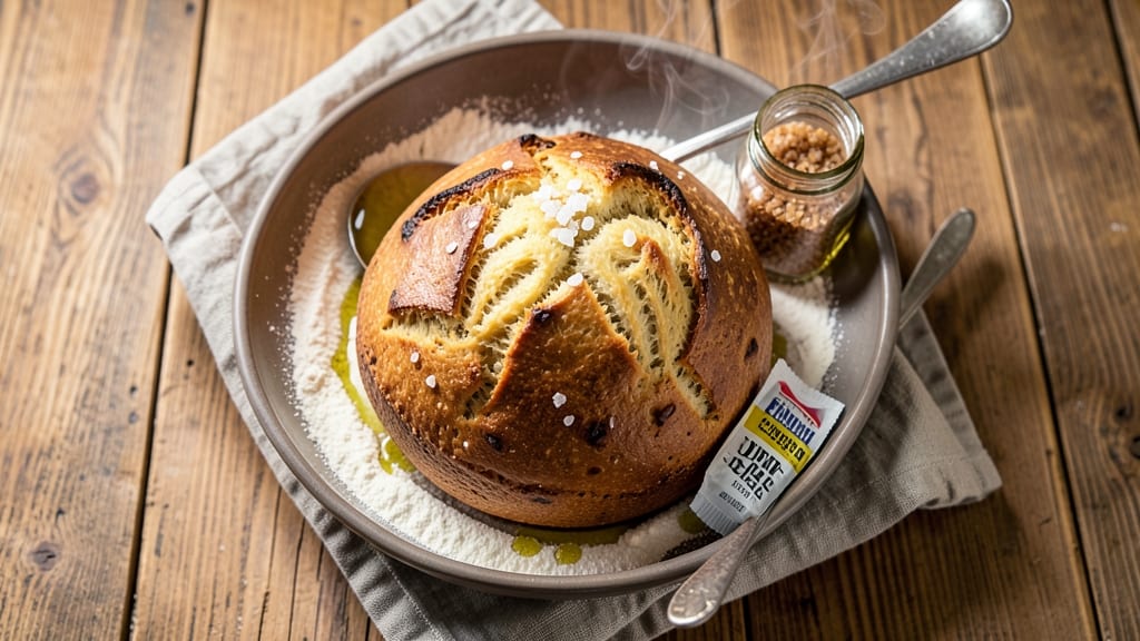 Air Fryer No-Knead Bread Recipe: Crispy Crust, Soft Crumb in 40 Minutes