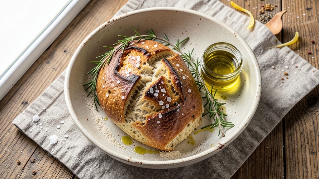 Artisan Olive Oil Bread Recipe: Golden Crust and Fragrant Herb Layers