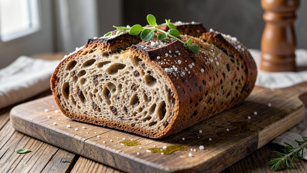 50 Whole Wheat Sourdough Bread Recipe: Crusty Exterior, Light Open Crumb Magic