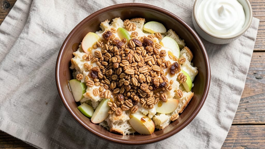 Apple Crisp Bread Pudding Recipe: Warm Spice-Infused Layers With Caramelized Fruit