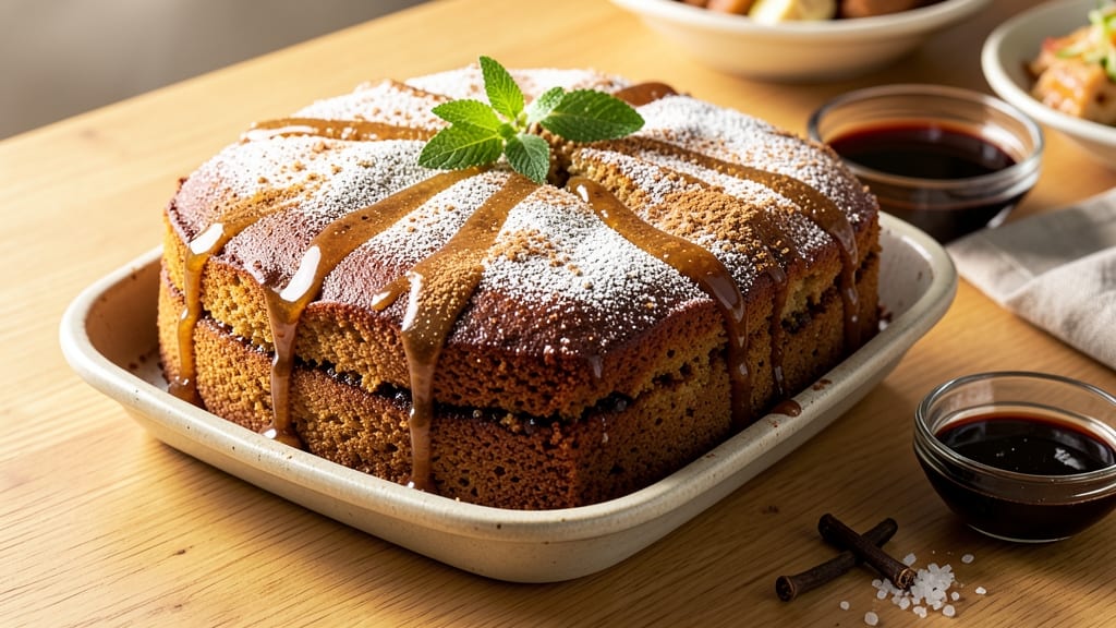 8x8 Gingerbread Cake Recipe: Spiced Swirls and Fudgy Crumb Magic