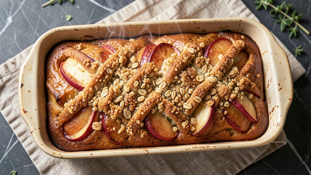 Apple Bread Recipe With Streusel Topping: Warm Spice Streusel Crown Over Moist Apple Crumb