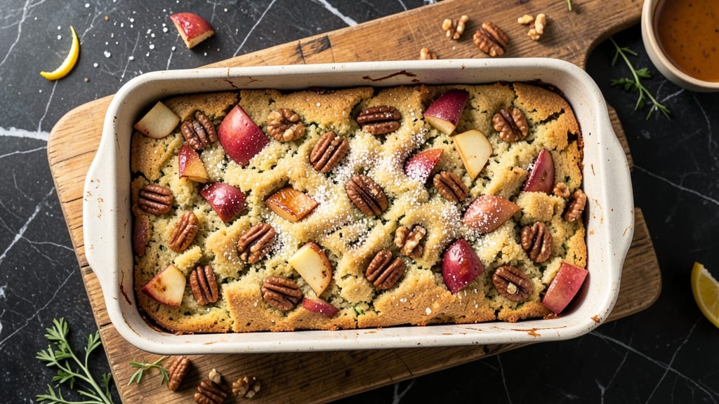 Apple Walnut Zucchini Bread Recipe: Moist Crumb with Caramelized Apple Walnut Swirls