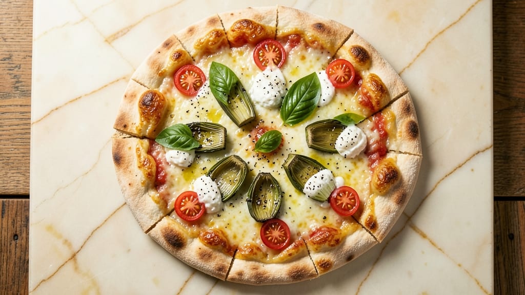 Artichoke Flatbread Pizza Recipe: Crispy Crust with Zesty Herb Topping