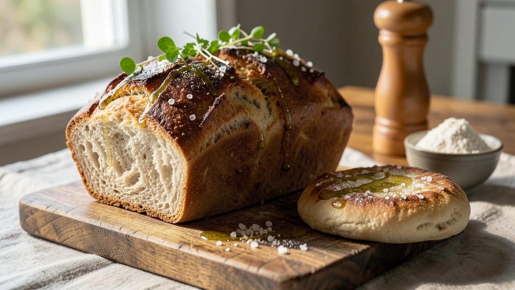 Artisan Country Bread Recipe: Rustic Crust With Hearty Open Crumb Inside