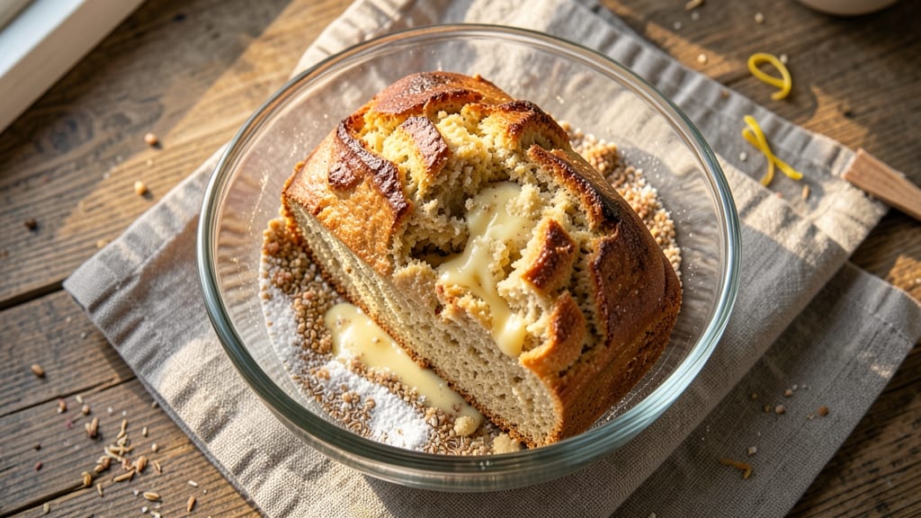 Almond Flour Bread Recipe: Microwave-Baked Crusty Loaf in Minutes