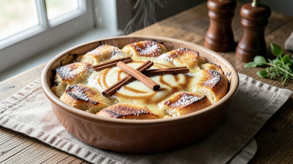 Abuelo's Mexican Bread Pudding Recipe: Tortilla-Crusted Warmth With Cinnamon-Spiced Cream