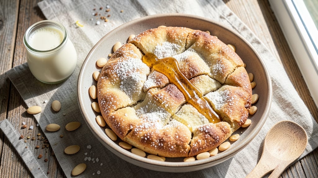 Almond Pita Bread Recipe: Flaky Layers With Nutty Crunch in Every Bite
