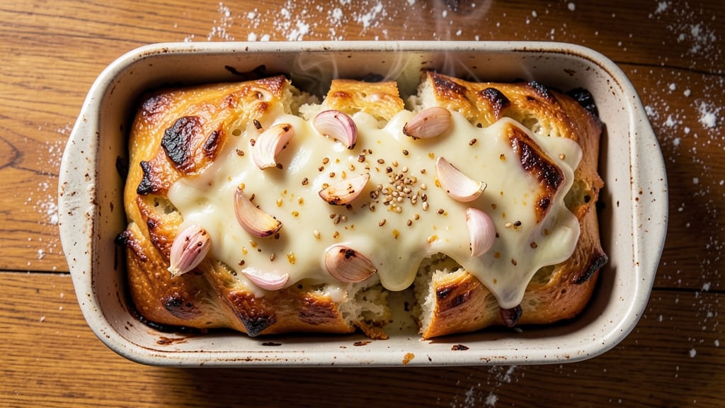 85-Degree Garlic Cheese Bread Recipe: Oven-Baked Gooey Pull-Apart Magic