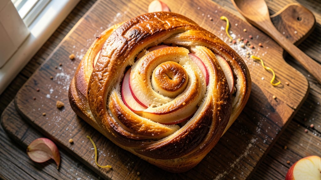 Apple Braided Bread Recipe: Cinnamon-Spiced Swirls and Crusty Perfection