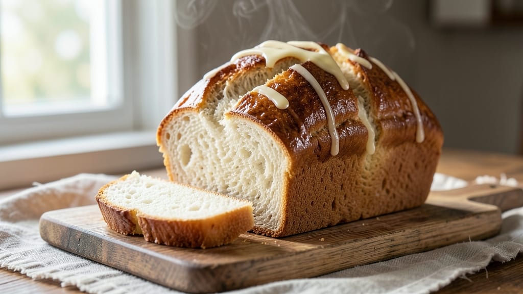 Amish Sweet White Bread Recipe: Homemade Vanilla-Spiced Loaf With Buttery Crust
