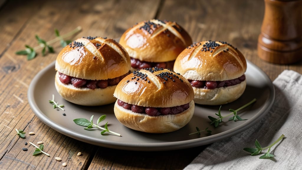 Anpan Bread Recipe: Sweet Red Bean Paste Swirls in Buttery Layers