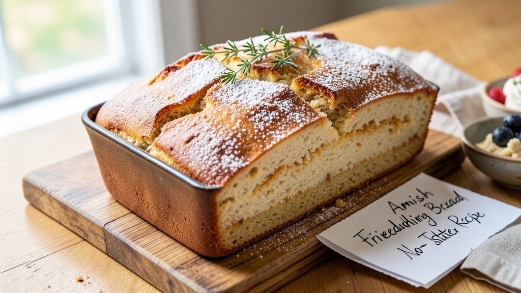 Amish Friendship Bread No Starter Recipe: Walnut Swirls and Vanilla-Infused Softness