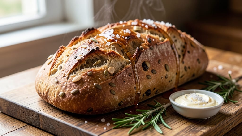 Artisan Bread Recipe With Inclusions: Nutty Swirls and Flaky Layers in One Bake
